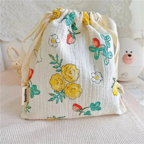 Printed Flower Mommy Bag Baby Diaper Bag