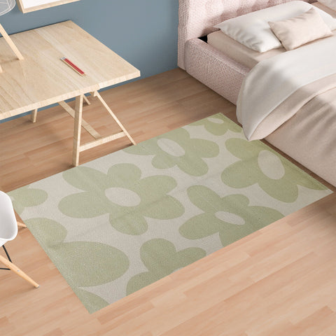 OLIVIA ROCCO Printed Rug Jardin Design Modern Non Slip Soft Durable Floor Rug For Living Room Bedroom Office Jardin Colour