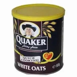 Quaker White Oats Tin - 500g