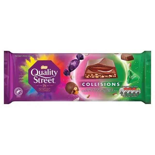 Quality Street Collisions Hazelnut & Caramel Chocolate Sharing Bar 235g (Case of 14)