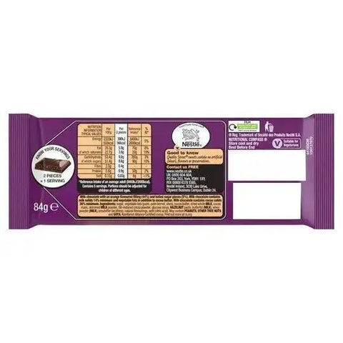 Quality Street Favourites Orange Crunch Block 84G (Case of 18)