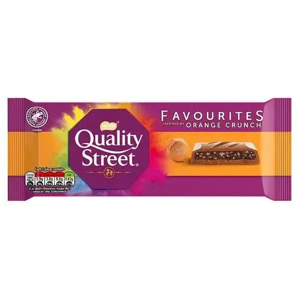Quality Street Orange Crunch Chocolate Sharing Bar 84g (Case of 18)