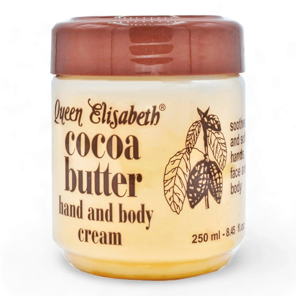 Queen Elizabeth Cocoa butter hand and body cream