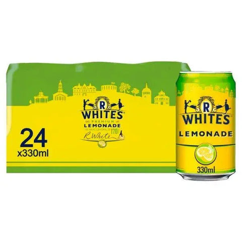 R.White's Lemonade Cans 24 x 330ml (Case of 24)