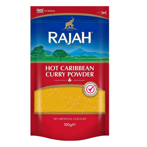Rajah Hot Caribbean Curry Powder (100g)