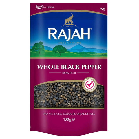Rajah Whole Black Pepper (100g)