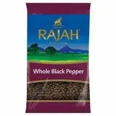 Rajah Whole Black Pepper 400g