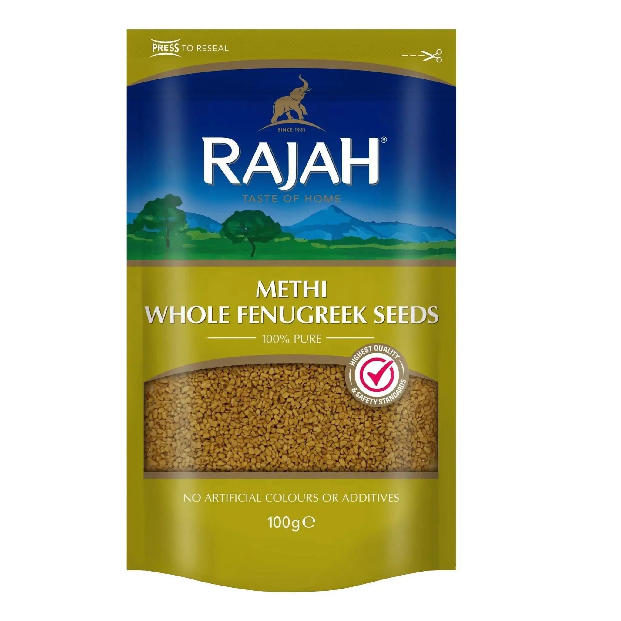 Rajah Whole Fenugreek Seeds(100g)