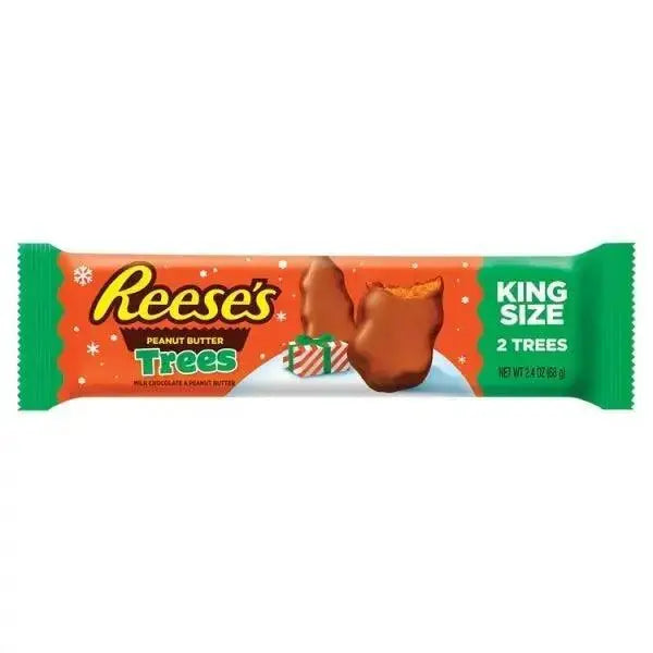 Reeses 2 Milk Chocolate & Peanut Butter Trees King Size 68g (Case of 24)