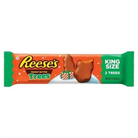 Reeses 2 Milk Chocolate & Peanut Butter Trees King Size 68g (Case of 24)
