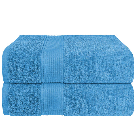 OLIVIA ROCCO Rhodes Towel Aqua 100 Percent Cotton Hotel Quality Soft Super Absorbent Hand Towels Sheets And Face Cloths Premium