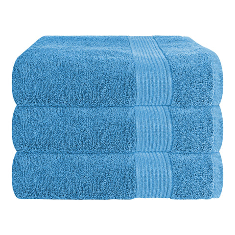 OLIVIA ROCCO Rhodes Towel Aqua 100 Percent Cotton Hotel Quality Soft Super Absorbent Hand Towels Sheets And Face Cloths Premium