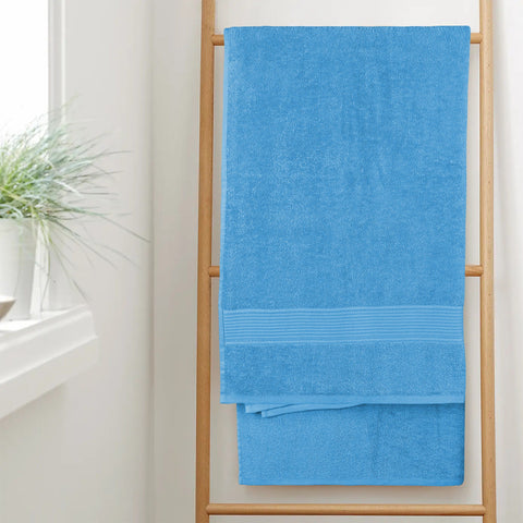 OLIVIA ROCCO Rhodes Towel Aqua 100 Percent Cotton Hotel Quality Soft Super Absorbent Hand Towels Sheets And Face Cloths Premium