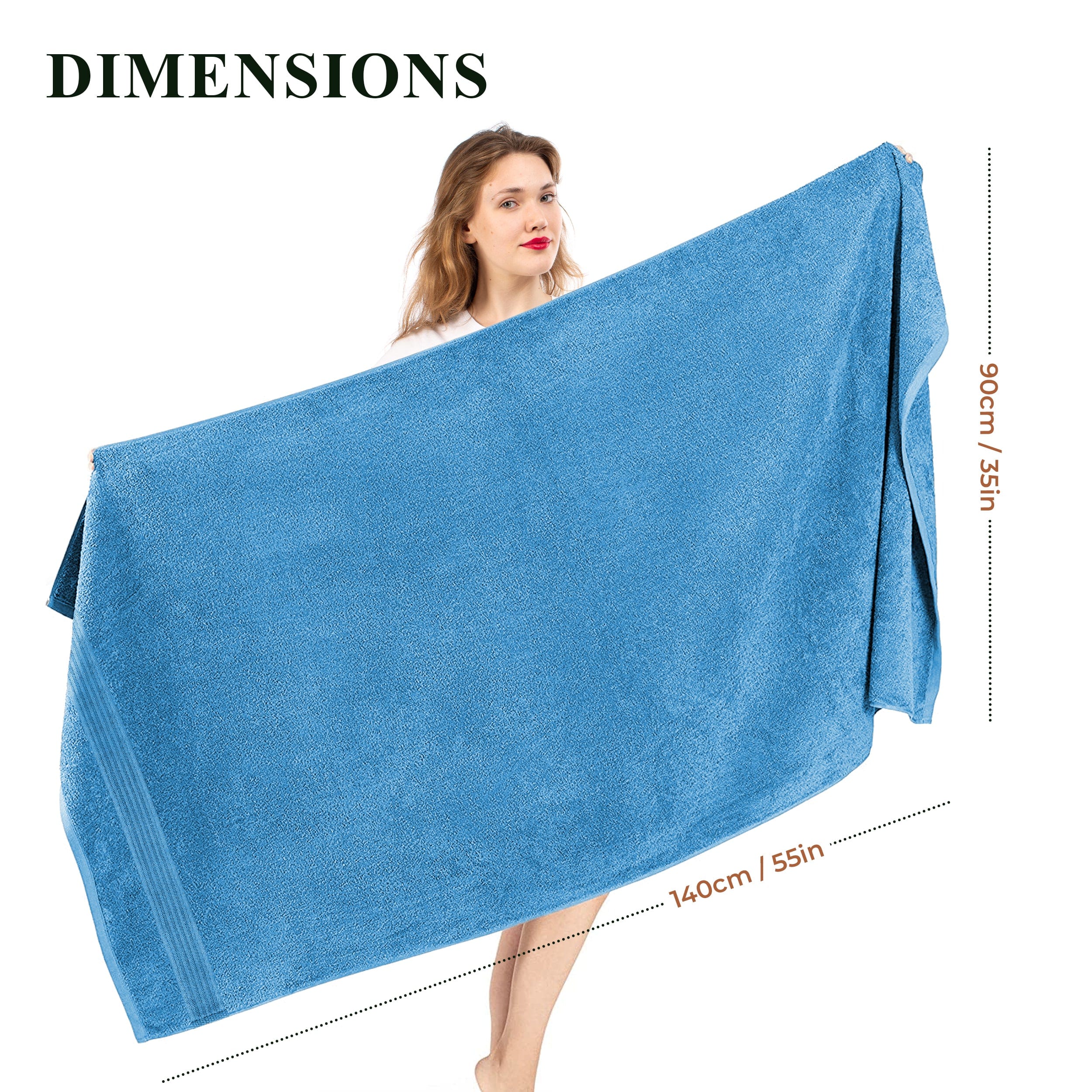 OLIVIA ROCCO Rhodes Towel Aqua 100 Percent Cotton Hotel Quality Soft Super Absorbent Hand Towels Sheets And Face Cloths Premium