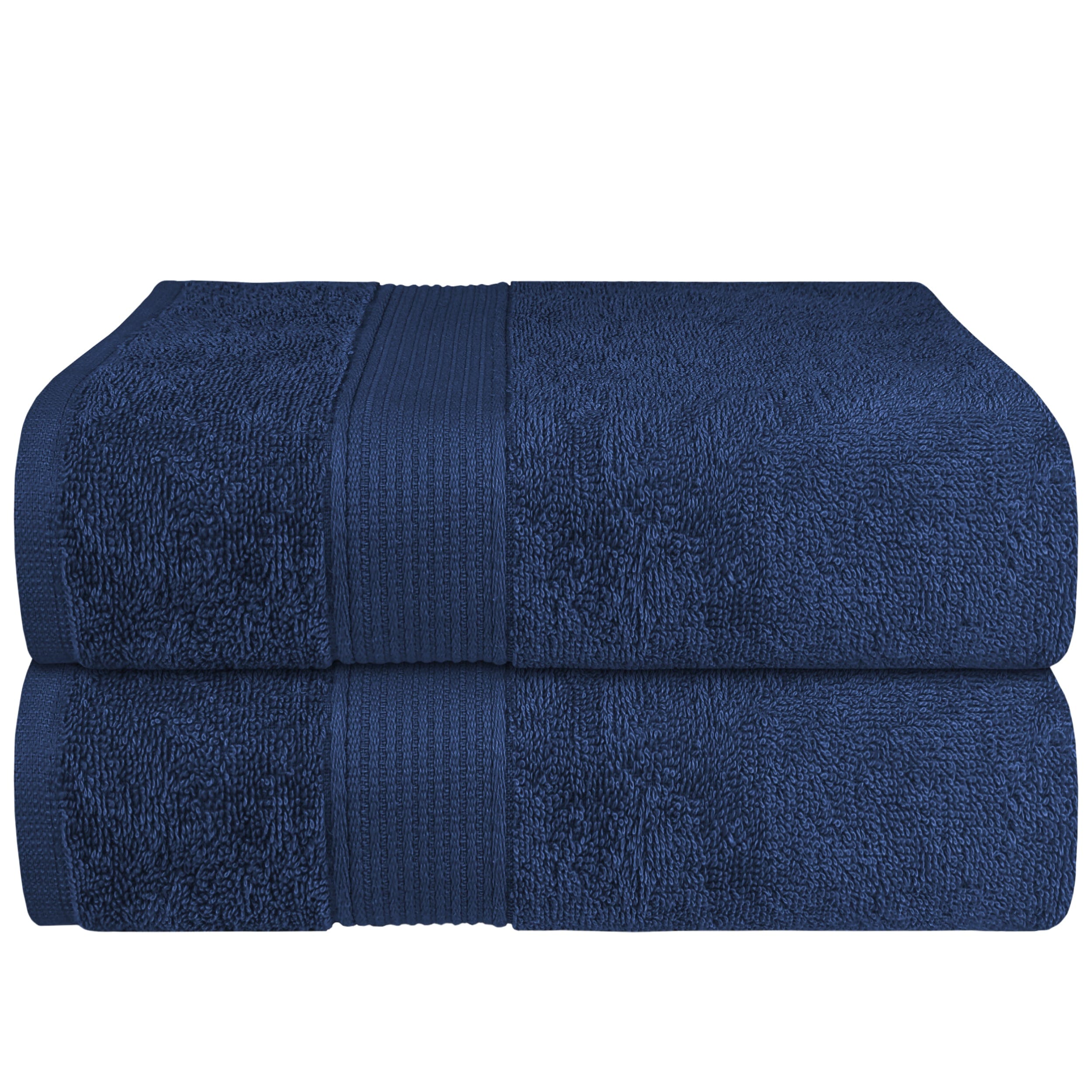 OLIVIA ROCCO Rhodes Towel Royal Blue 100% Cotton Hotel Quality Soft Super Absorbent Hand Bath Towels Sheets And Face Cloths