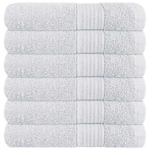 OLIVIA ROCCO Rhodes Towel White 100% Cotton Hotel Quality Soft Super Absorbent Hand Bath Towels Sheets And Face Cloths Set