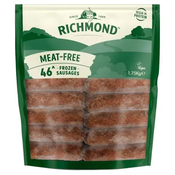 Richmond 46 Meat-Free Frozen Sausages 1.75kg