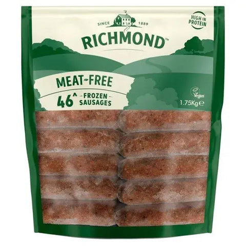 Richmond 46 Meat-Free Frozen Sausages 1.75kg