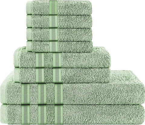 OLIVIA ROCCO Ritz Viscose Stripe Towels Super Soft Cotton Highly Absorbent Jumbo Bath Sheet Pack And Towel Bale Sets Available