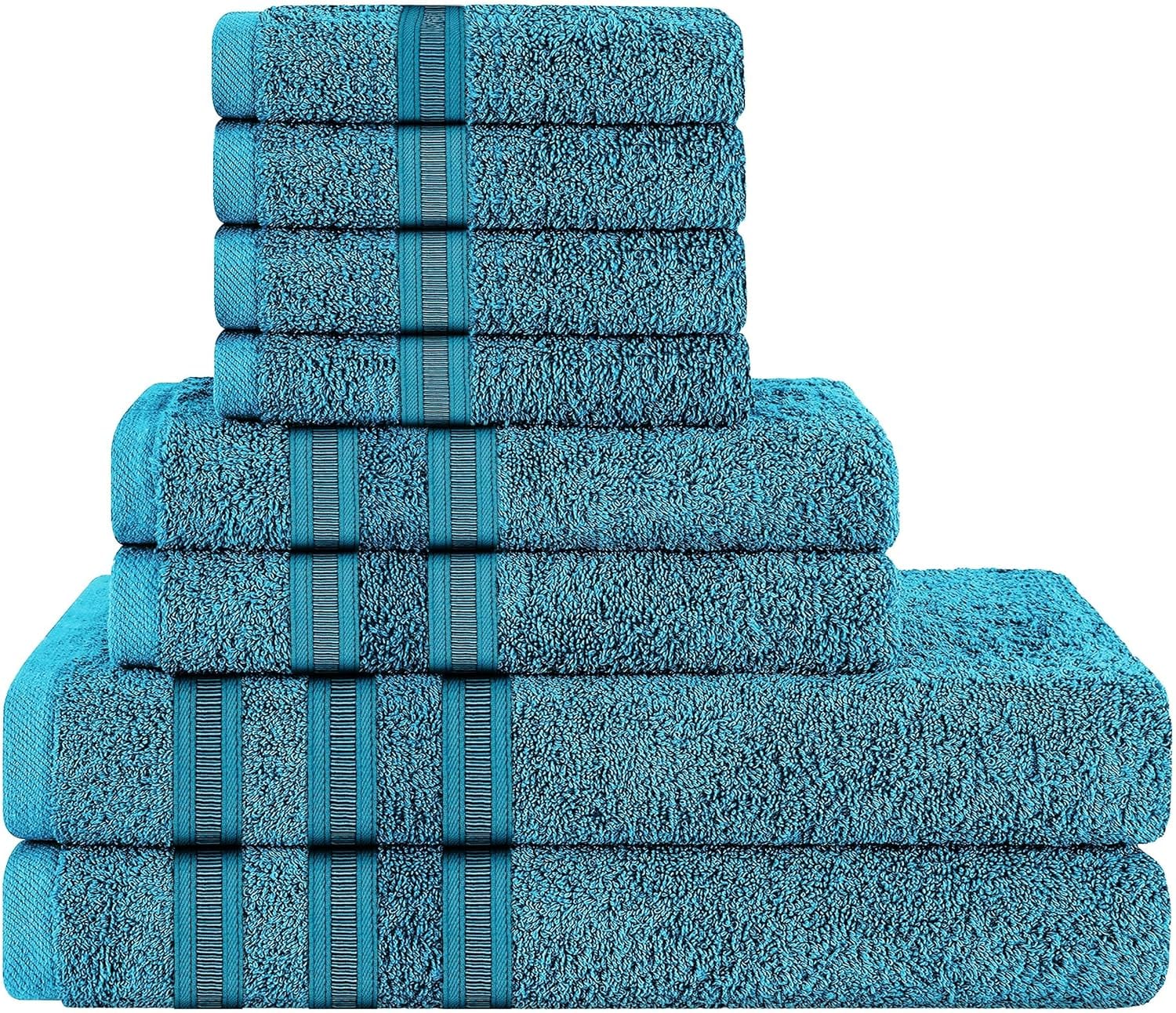 OLIVIA ROCCO Ritz Viscose Stripe Towels Super Soft Cotton Highly Absorbent Jumbo Bath Sheet Pack And Towel Bale Sets Available