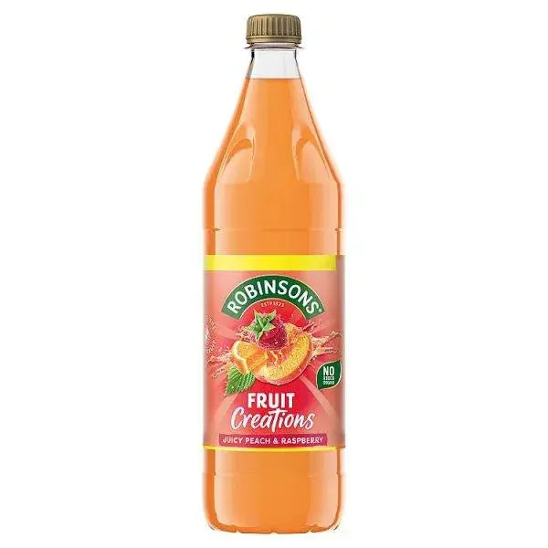 Robinsons Fruit Creations Peach & Raspberry Squash 750ml (Case of 8)