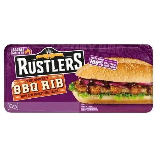 RUSTLERS The Smokey BBQ Rib with Our Smokey BBQ Sauce 157g (Case of 4)