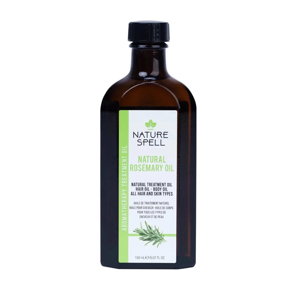 Nature Spell Rosemary Oil for Hair & Skin 150 ml – Rosemary Oil for Hair
