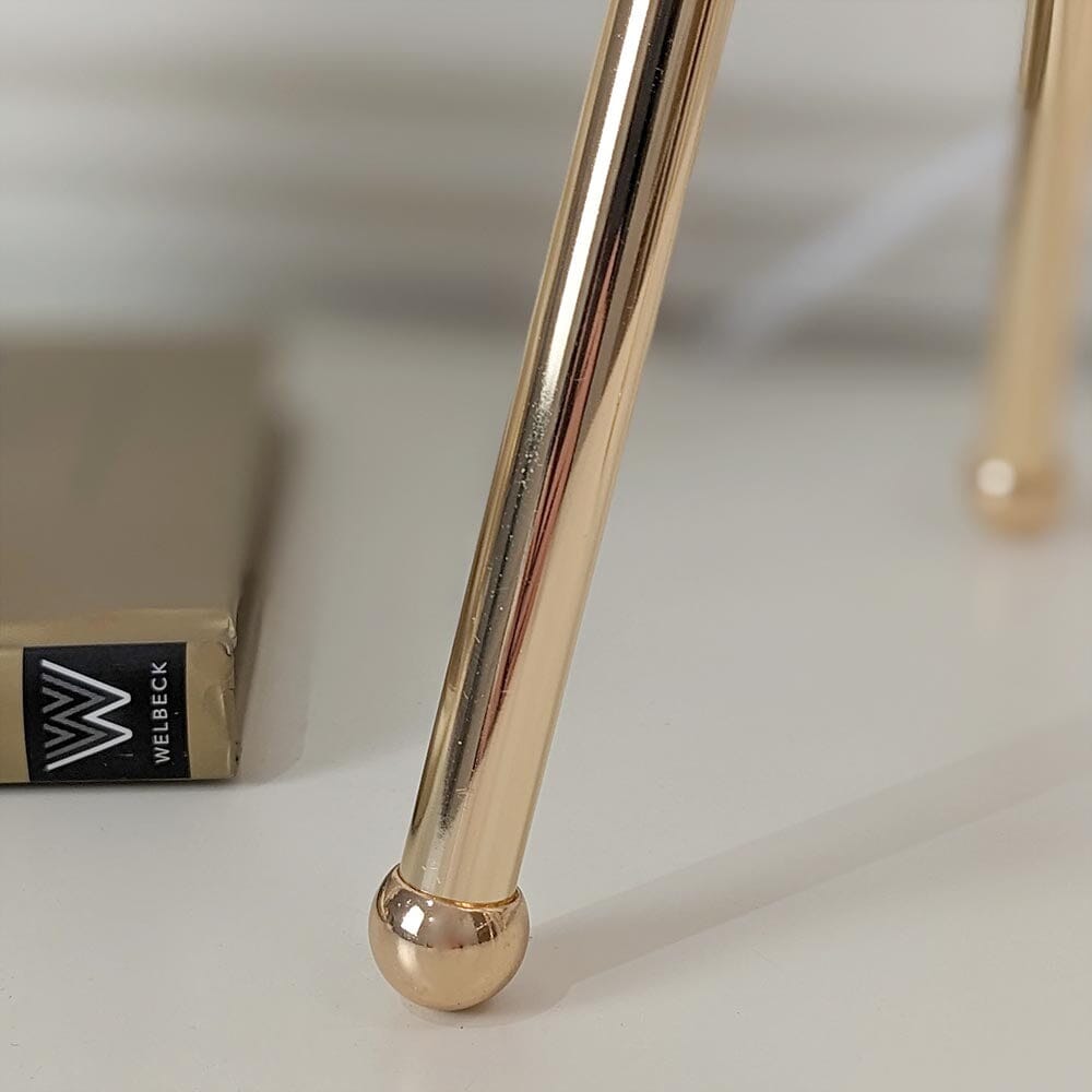 Sara Gold Tripod Feather Table Lamp