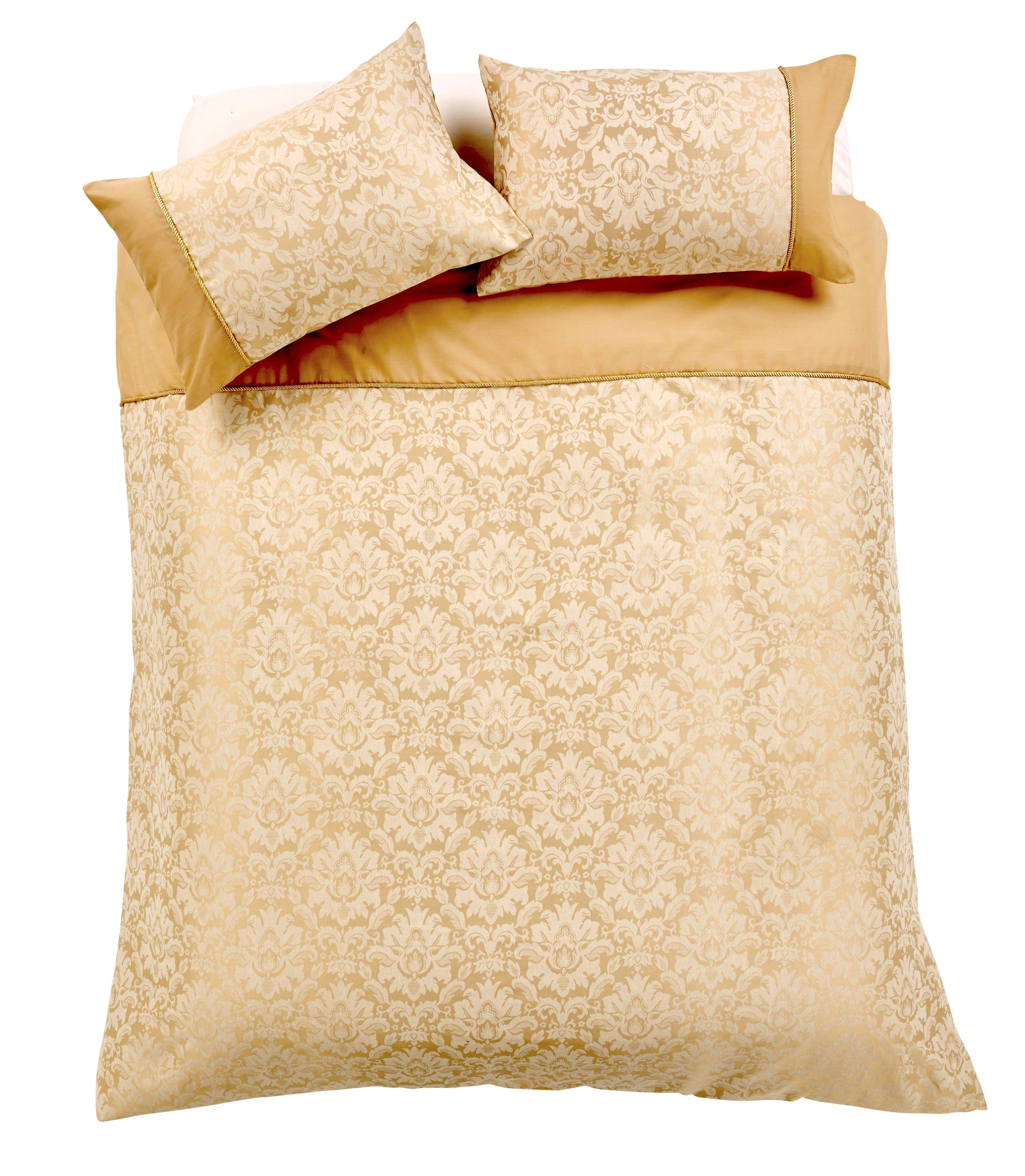 OLIVIA ROCCO Savoy Hand Woven Jacquard Cotton Quilt Cover Duvet Sets OEKO TEX Certified Cotton Rich Made In England Multiple Sizes And Colours