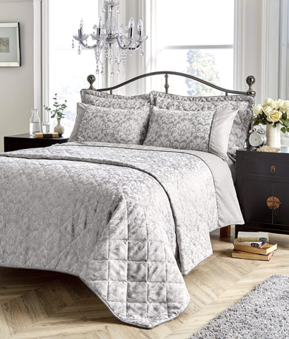 OLIVIA ROCCO Savoy Hand Woven Jacquard Cotton Quilt Cover Duvet Sets OEKO TEX Certified Cotton Rich Made In England Multiple Sizes And Colours