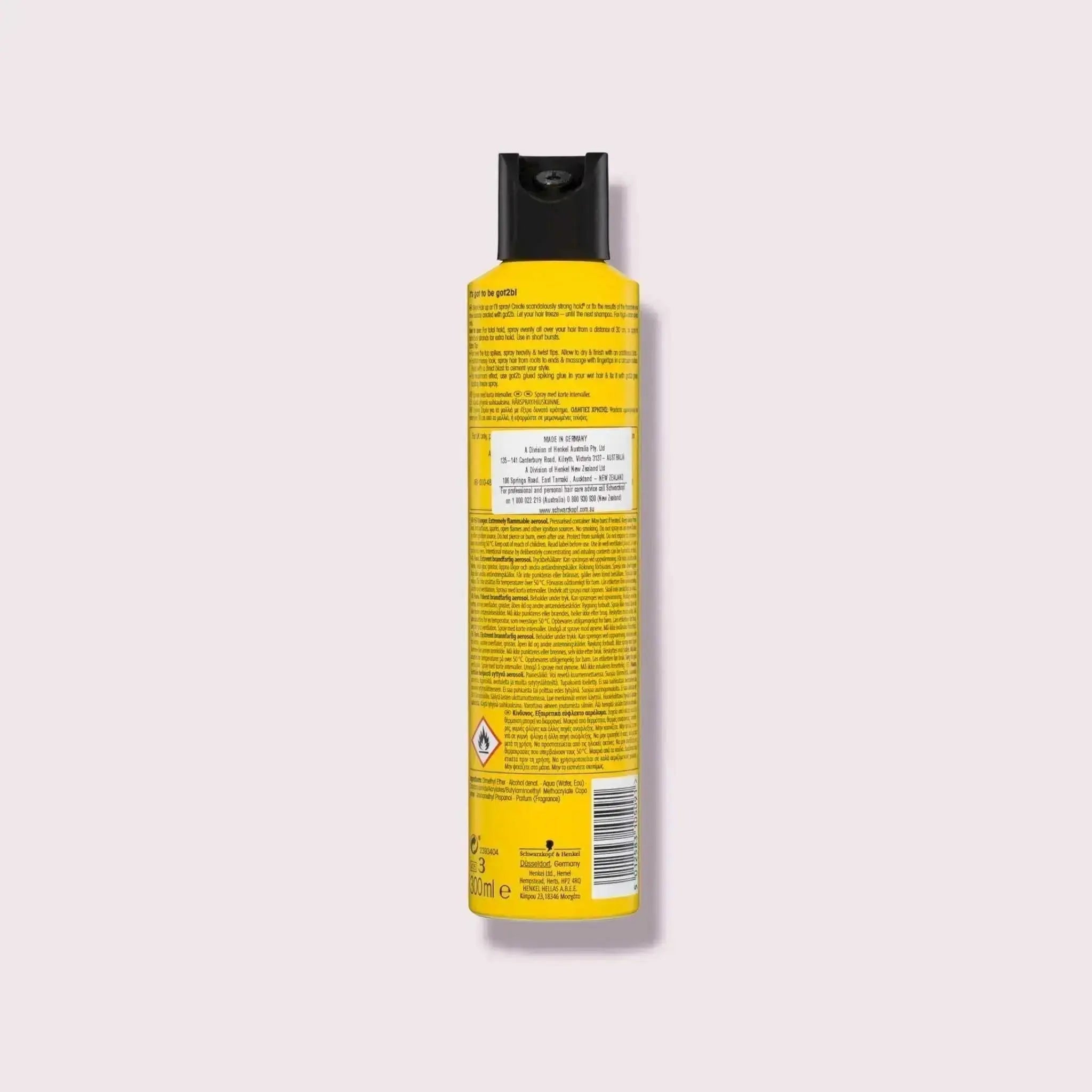 Schwarzkopf Got2b Glued Hairspray for strong hold 300ml