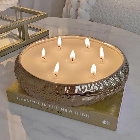 Set of 2 Aeolian Bronze Candles