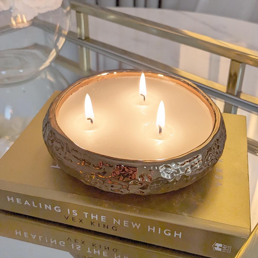 Set of 2 Aeolian Bronze Candles