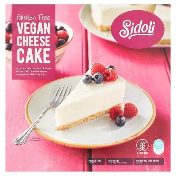 Sidoli Gluten Free Vegan Cheese Cake 1.500kg (Case of 6)