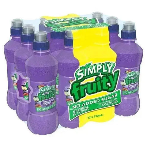 Simply Fruity Blackcurrant and Apple 330ml Bottle (Case of 12)