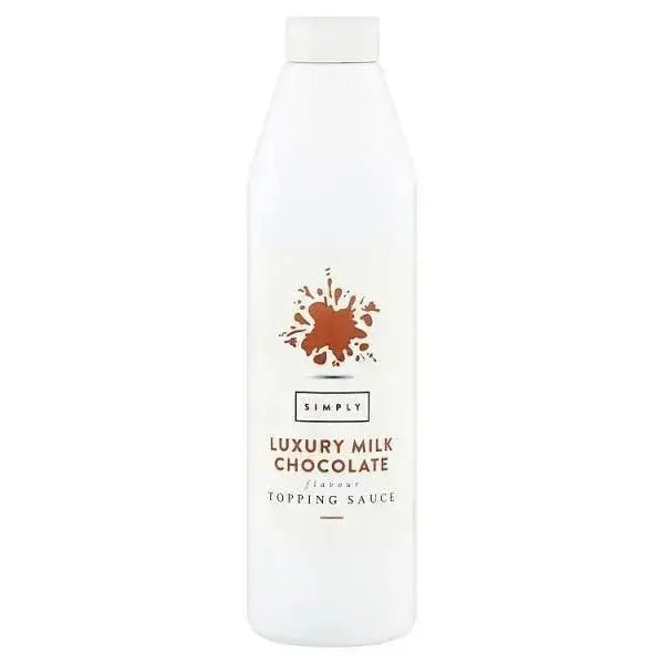 Simply Luxury White Chocolate Flavour Topping Sauce 1kg