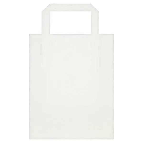 Small White Takeaway Bags 100's