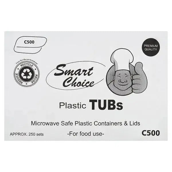 Smart Choice C500 Plastic Tubs