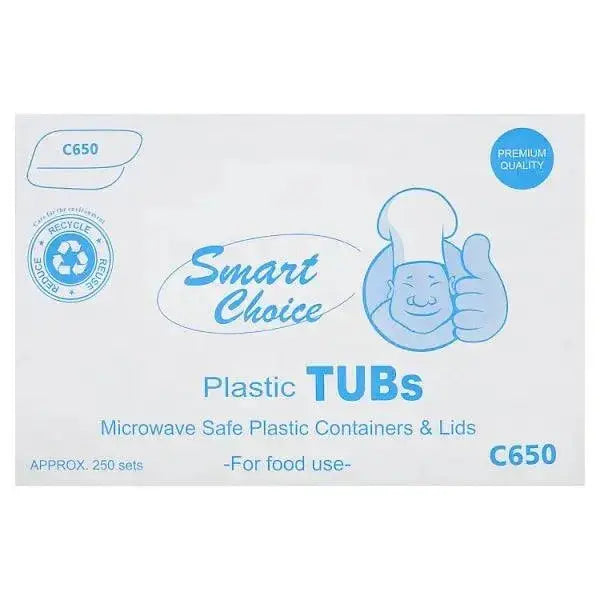 Smart Choice C650 Plastic Tubs