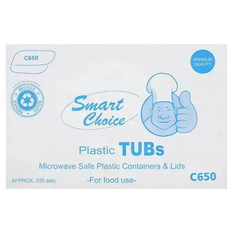 Smart Choice C650 Plastic Tubs