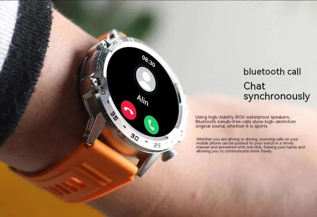 Smart Multi-function Call Three-proof Heart Rate Blood Oxygen Sports Watch