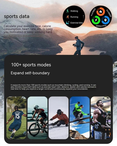 Smart Multi-function Call Three-proof Heart Rate Blood Oxygen Sports Watch