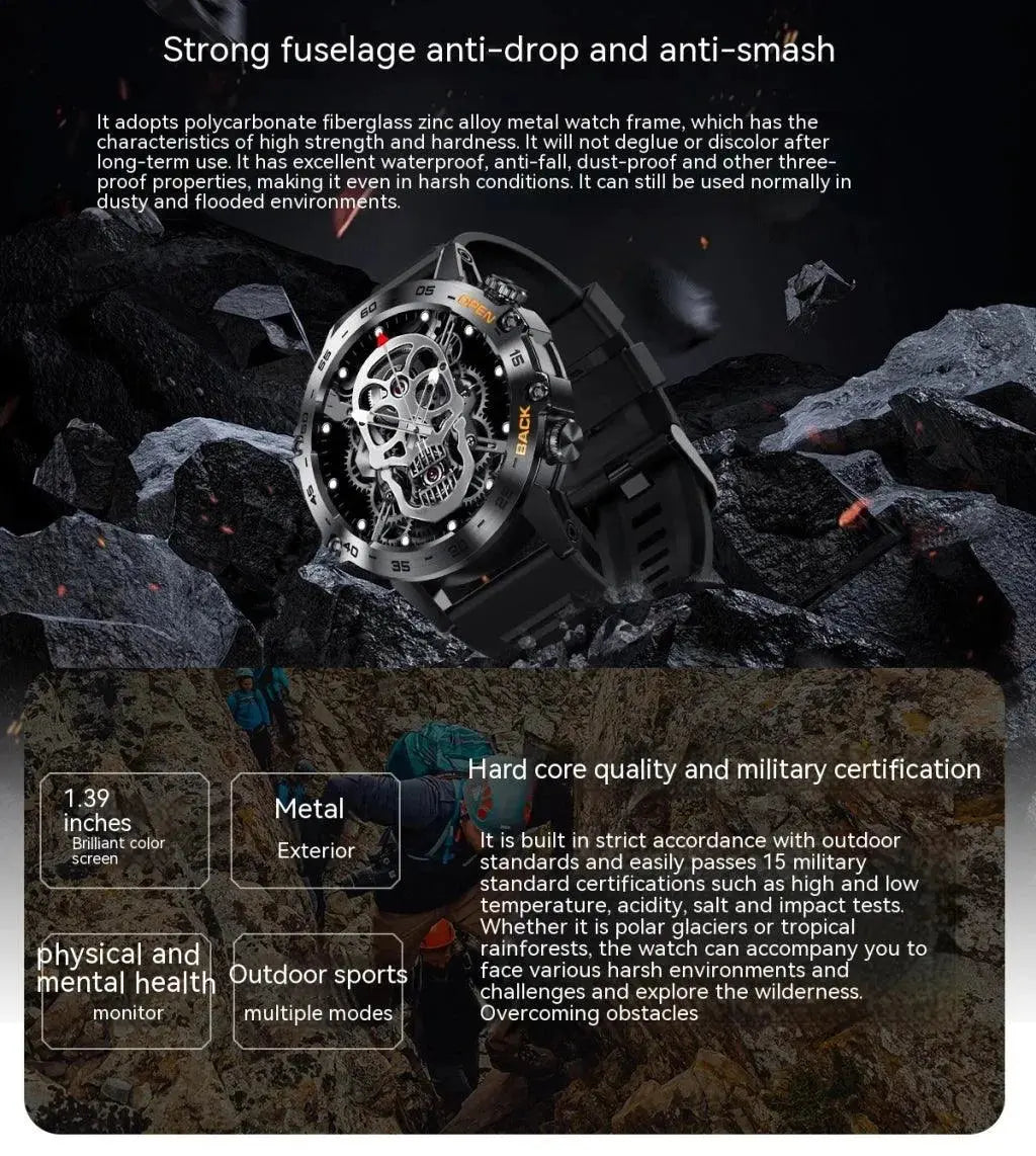 Smart Multi-function Call Three-proof Heart Rate Blood Oxygen Sports Watch