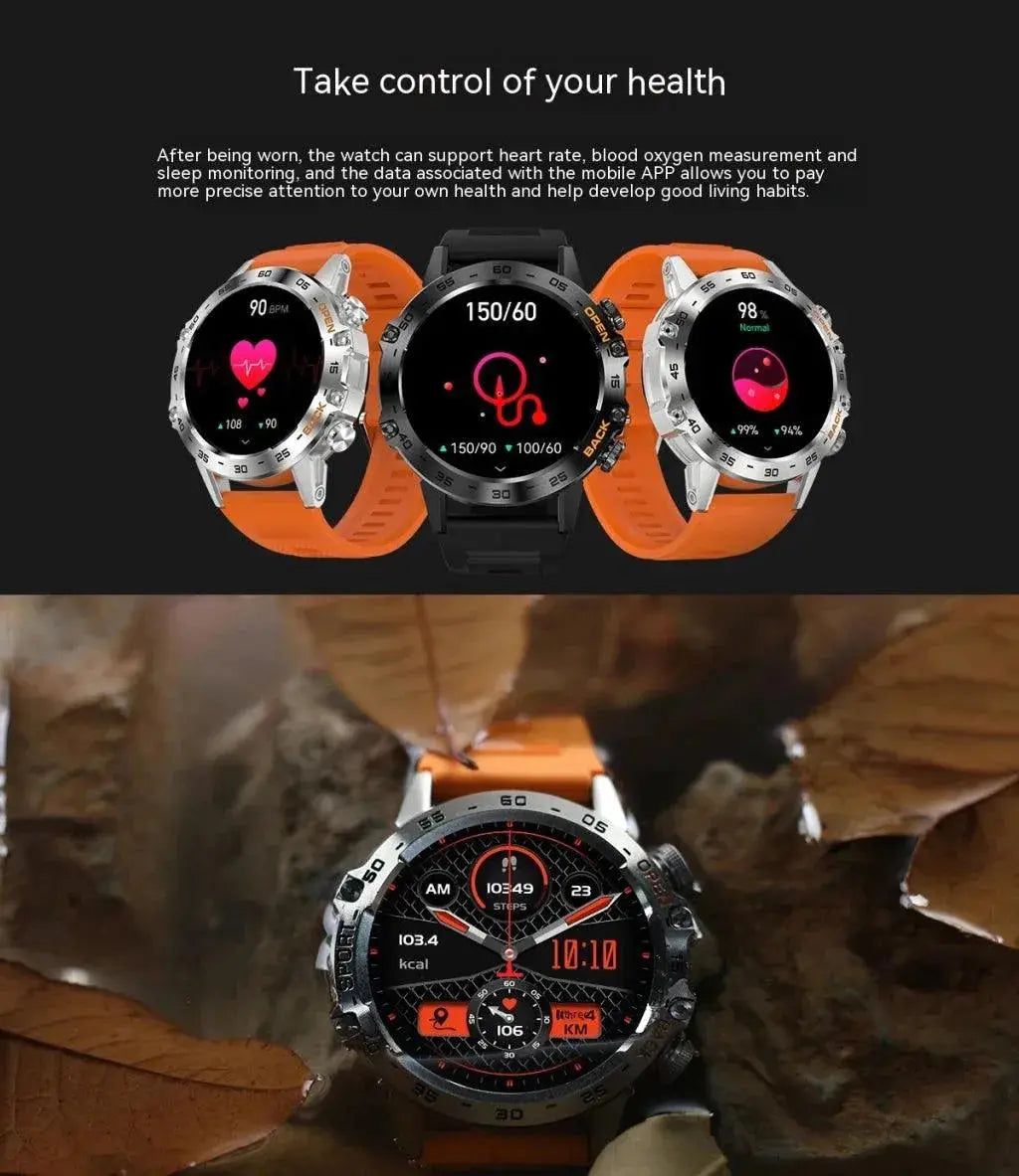 Smart Multi-function Call Three-proof Heart Rate Blood Oxygen Sports Watch