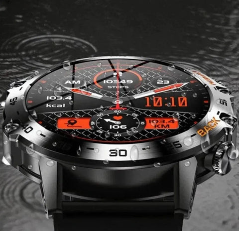 Smart Multi-function Call Three-proof Heart Rate Blood Oxygen Sports Watch