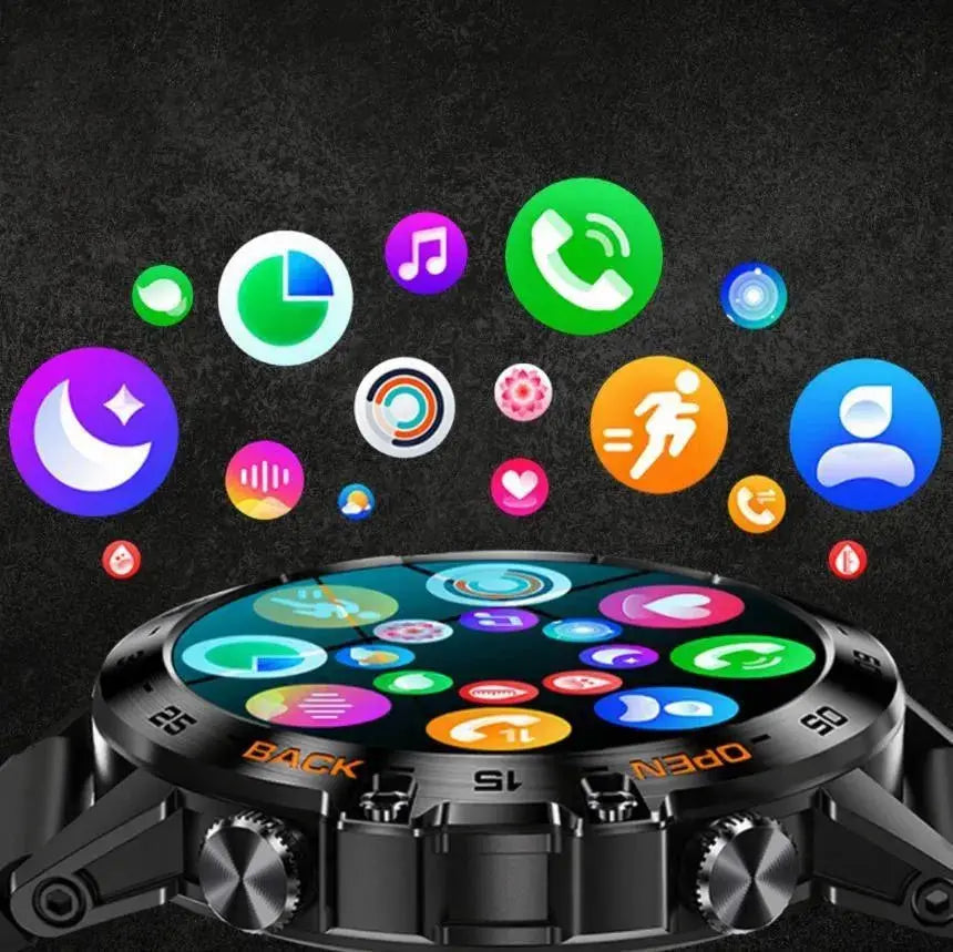 Smart Multi-function Call Three-proof Heart Rate Blood Oxygen Sports Watch