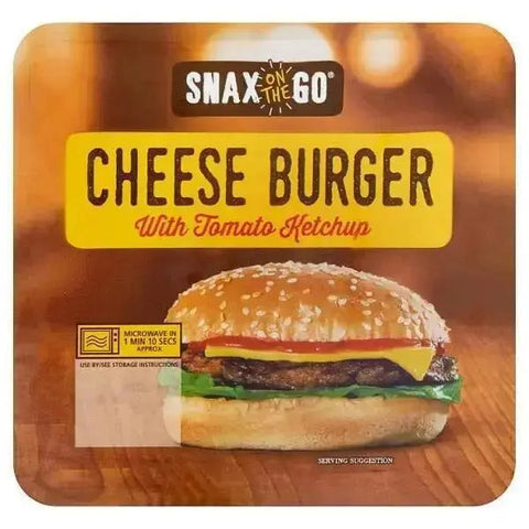Snax on the Go Cheese Burger with Tomato Ketchup 140g