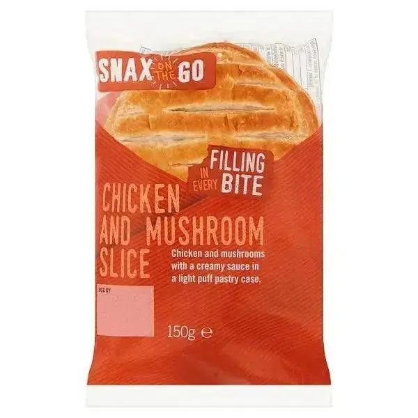 Snax on the Go Chicken and Mushroom Slice 150g (Case of 6)
