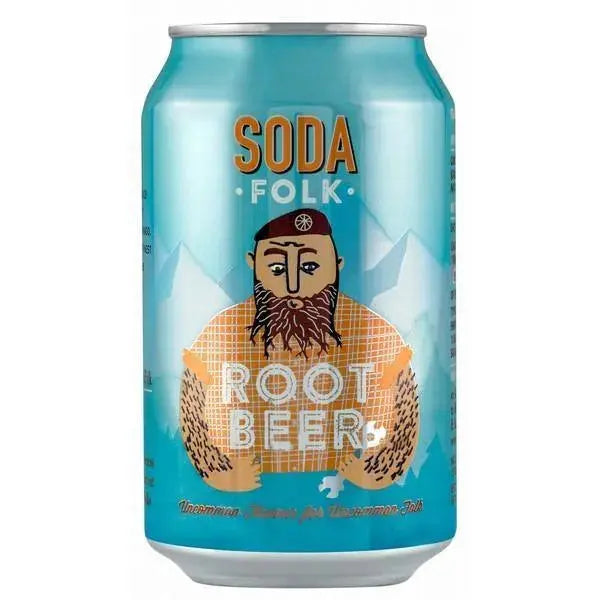 Soda Folk Root Beer 330ml (Case of 24)
