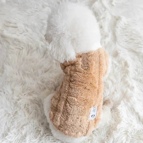 Soft Fleece Dog Clothes Winter Warm Puppy Kitten Pullover Pet Clothes for Small Dogs